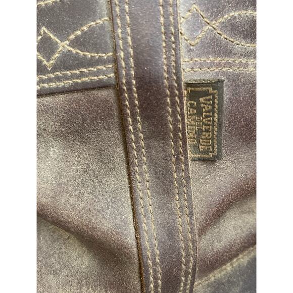 VTG Valverde Del Camino Spanish Riding Boots 40 Brown Leather Tall Equestrian - Picture 4 of 14